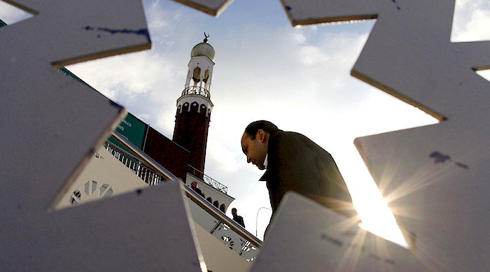 Muslim and cutout star