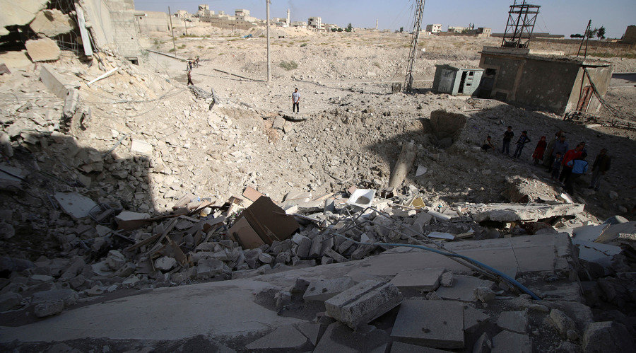 Karam Houmid neighbourhood in Aleppo, Syria