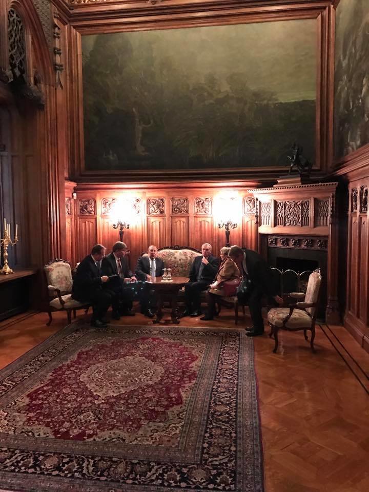 Meeting between Lavrov and French Foreign Minister