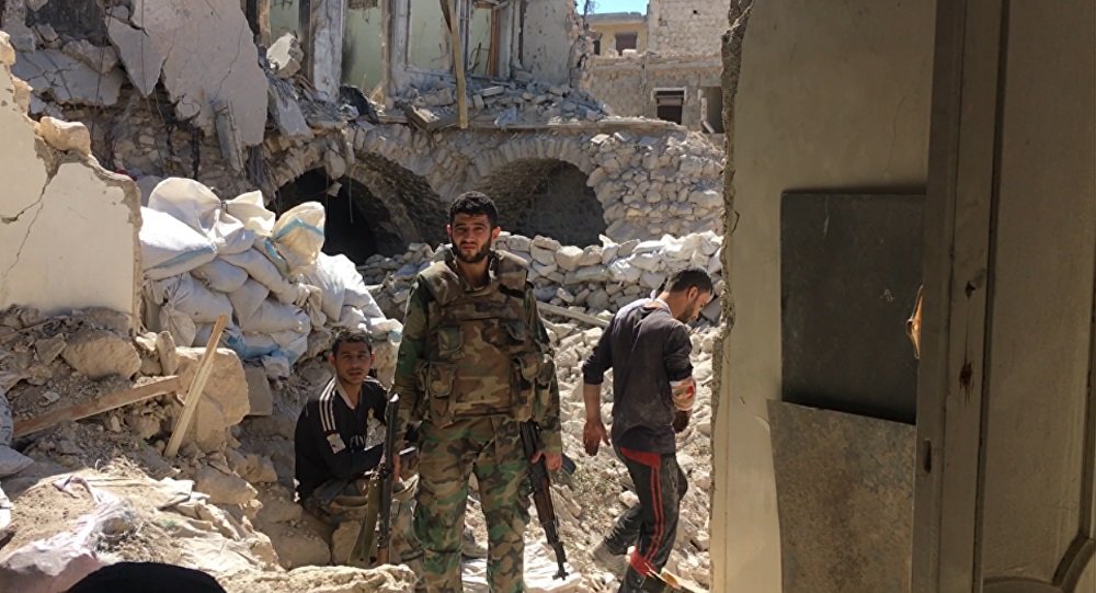 Syrian army servicemen