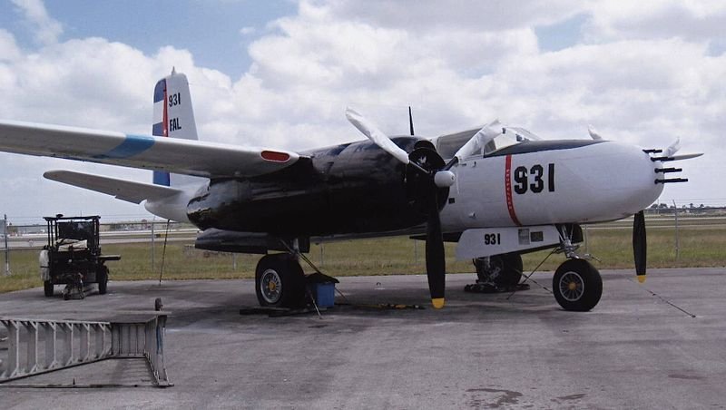 Douglas A-26C Invader wearing false Cuban AF markings