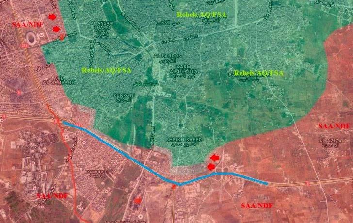 Click to enlarge aleppo moderate rebel al qaeda free syrian army october 2016