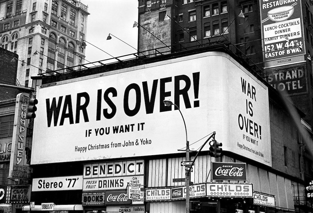 Click to enlarge War is Over