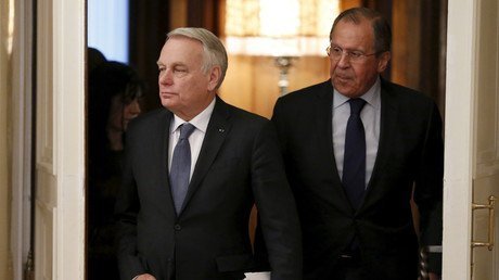 Sergei Lavrov and Jean Marc Ayrault