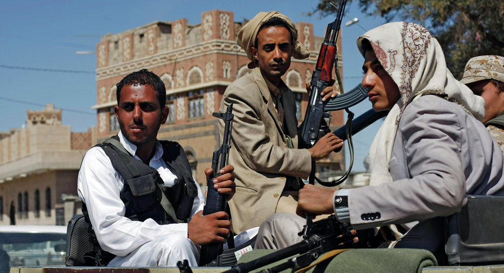 Click to enlarge Houthi rebels