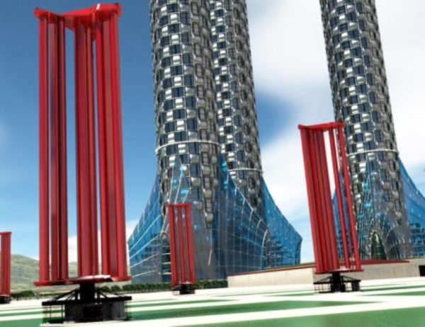 wind turbines