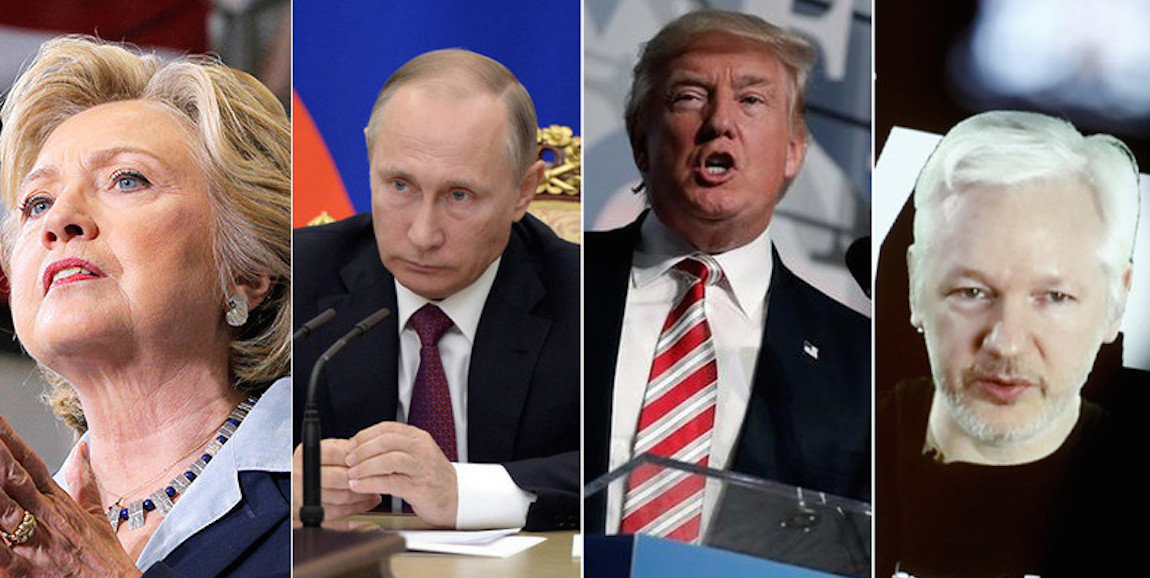 Clinton, Putin, Trump and Assange