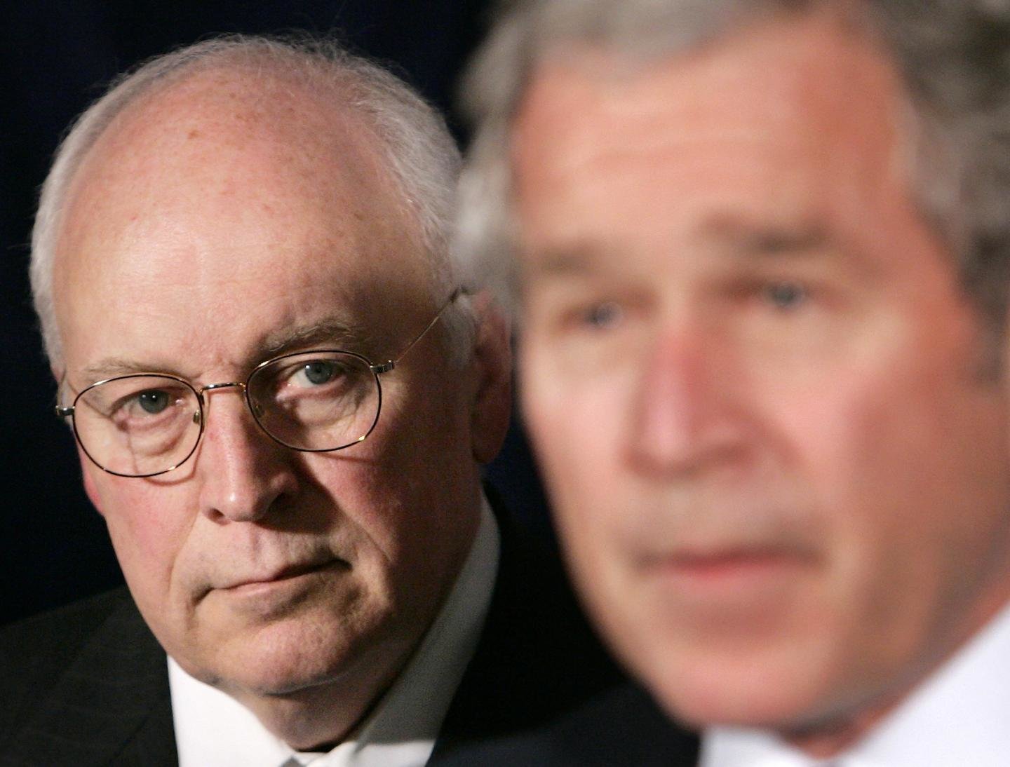 Click to enlarge Vice President Dick Cheney & President George W. Bush