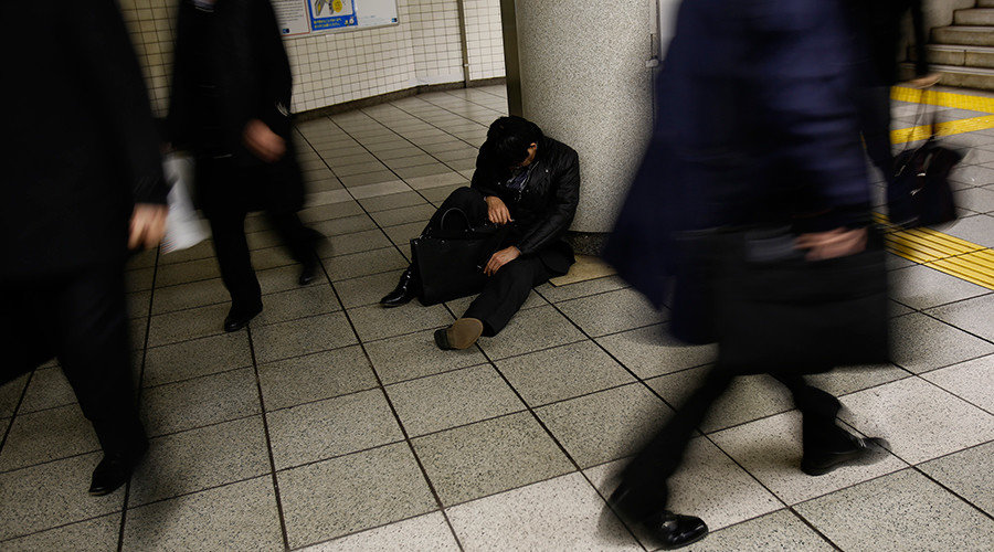 Click to enlarge depressed Japanese person