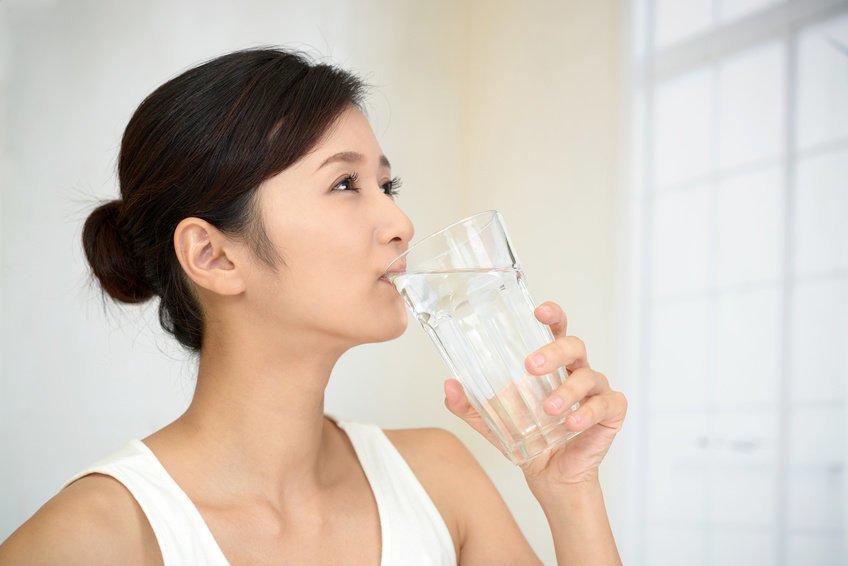 drinking water
