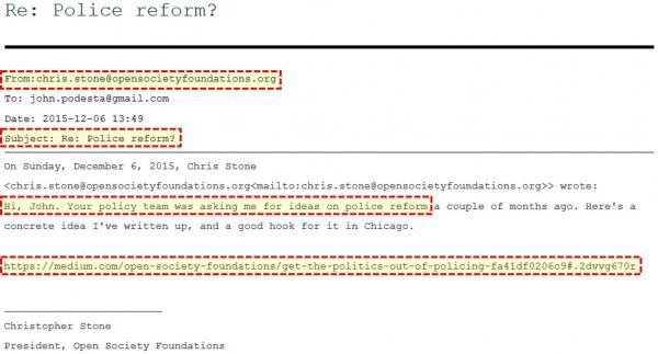 Click to enlarge Podesta email 1