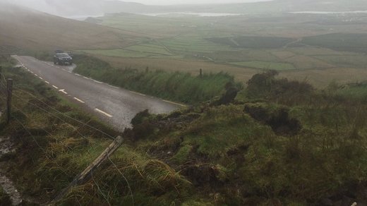 Click to enlarge landslide in south Kerry