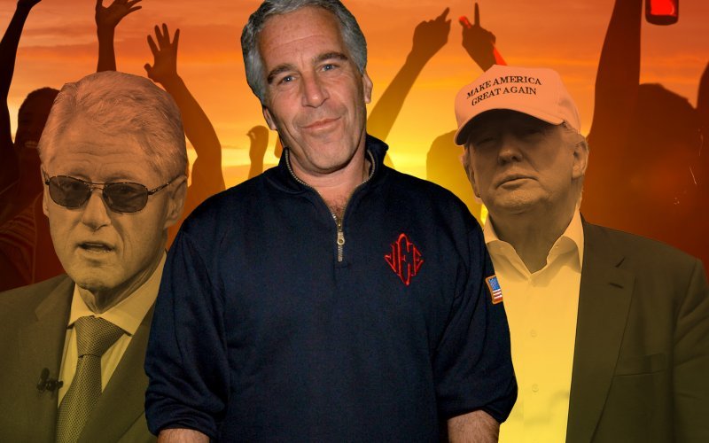 Jeffrey Epstein, Bill Clinton, Donald Trump