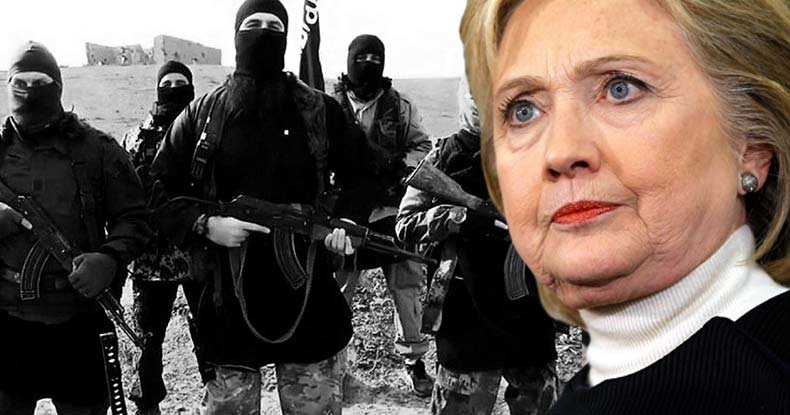 Hillary Clinton and ISIS graphic
