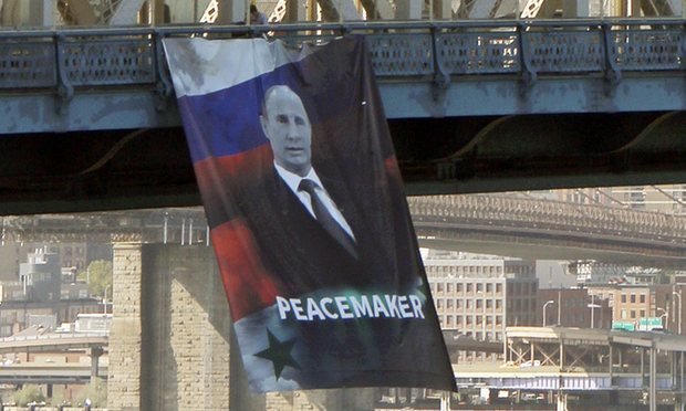 Click to enlarge Putin 'The Peacemaker'