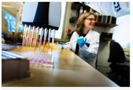 Scientist in lab