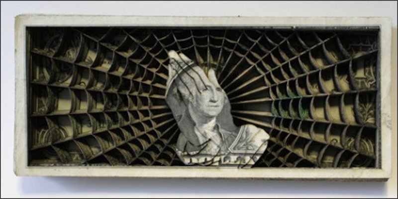 Click to enlarge dollar art