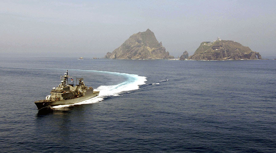 South Korean navy vessel