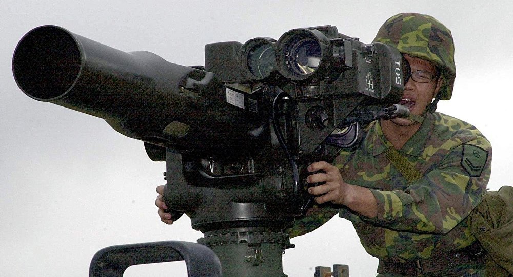 Click to enlarge TOW anti-tank missile