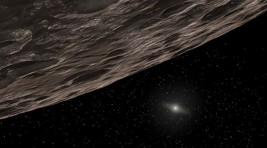 Artist rendition of new planet