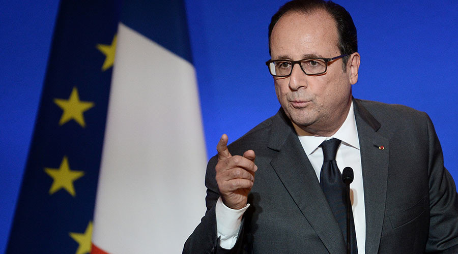 Click to enlarge French President Francois Hollande