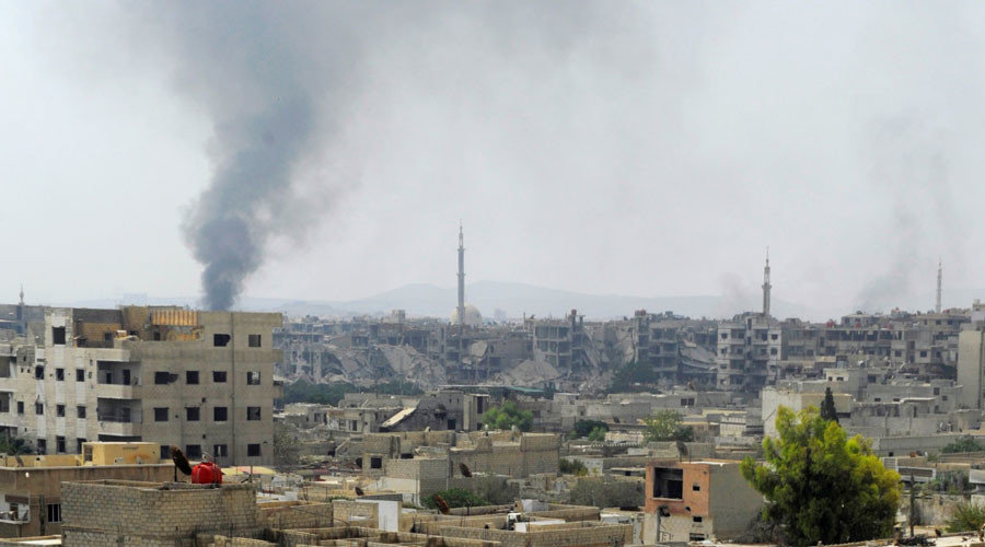 Click to enlarge damascus shelling