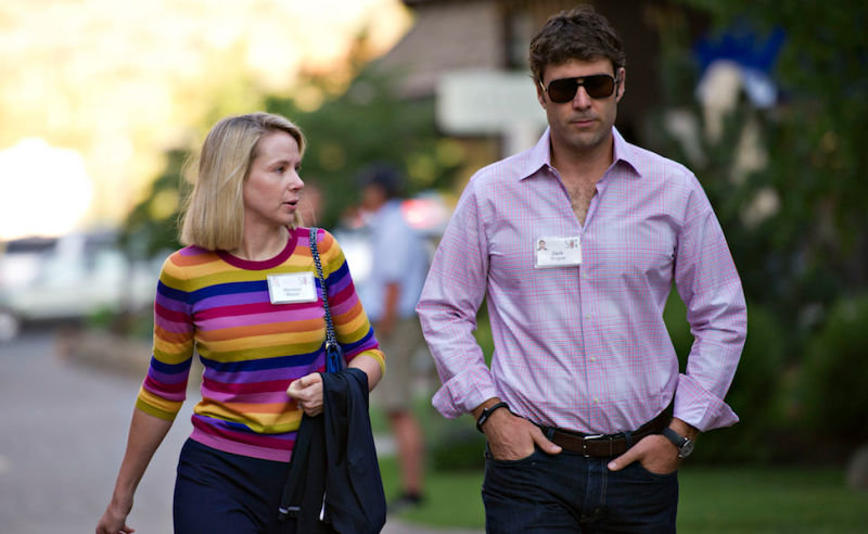 Marissa Mayer and Zachary Bogue