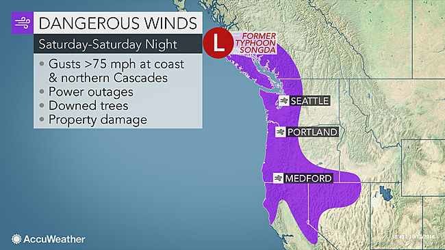 Northwest US storm forecast