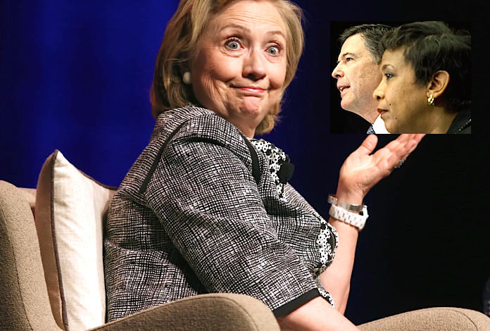 Click to enlarge Hillary, Comey, Lynch