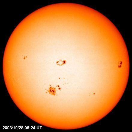 Click to enlarge sunspots