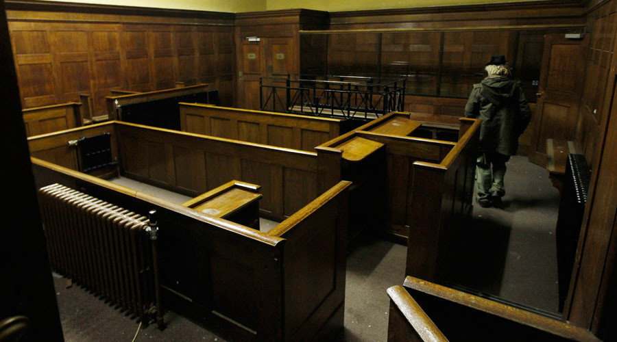 Click to enlarge UK court room