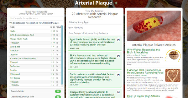 arterial plaque