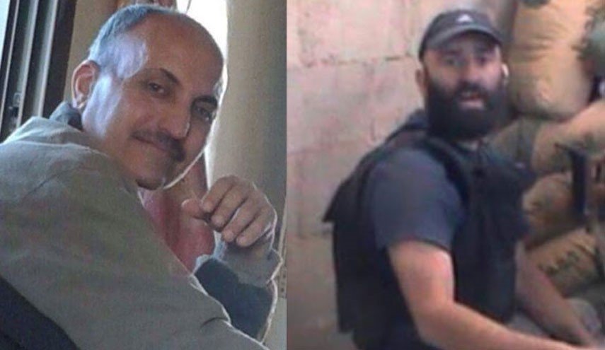 Zaydaan Nusayraat and to the right, his murderer Ahmad Al-‘Awda
