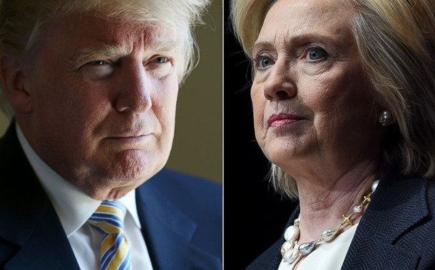 Wahlkampf Trump gegen Hillary