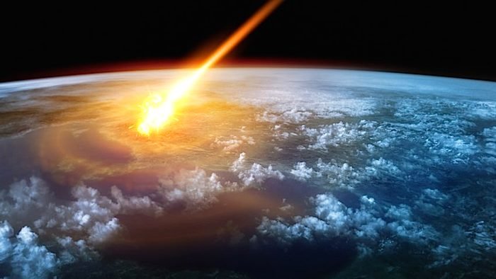 Click to enlarge comet strike earth