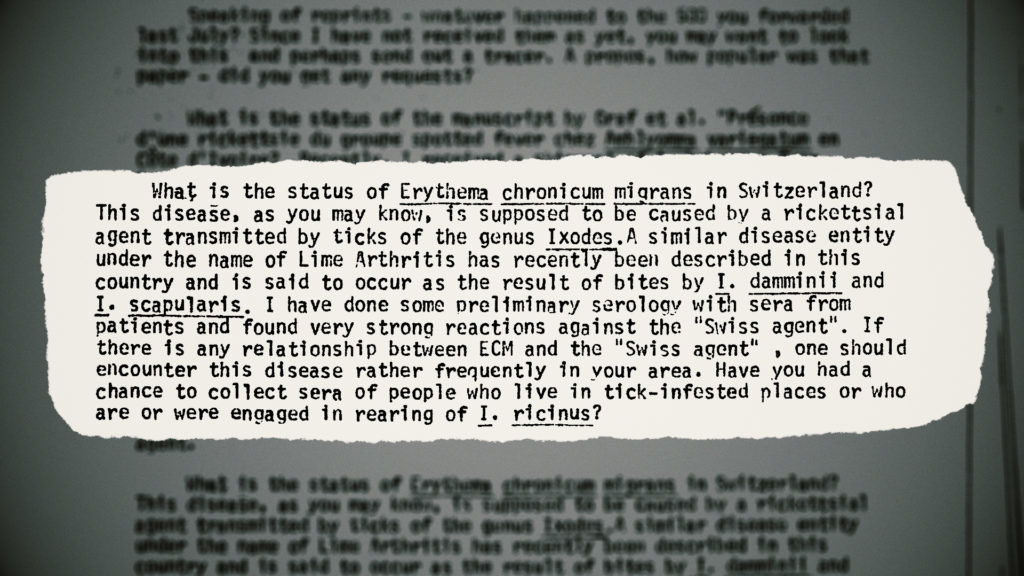 Click to enlarge Burgdorfer letter
