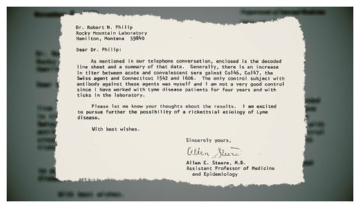 Click to enlarge Treated letter