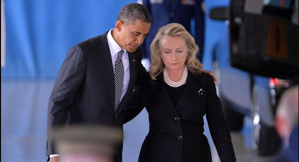 Barack Obama and Hillary Clinton