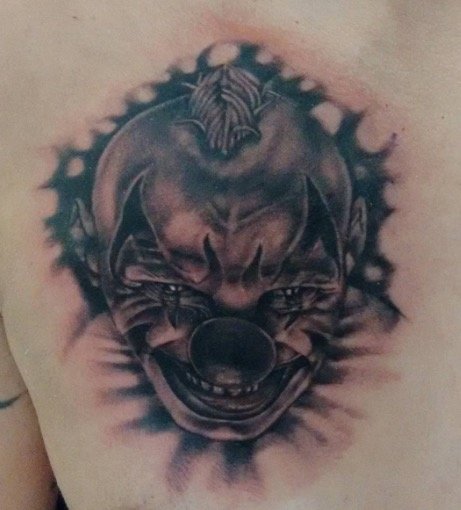 Click to enlarge Creepy clown