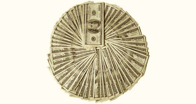 circle of dollars