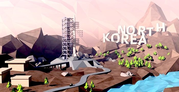 North Korea missile drawing