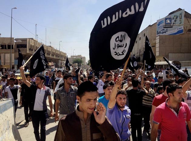 Click to enlarge ISIS flag in Iraq