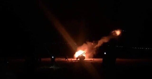 Click to enlarge Peshmerga artillery shells ISIS positions near Mosul