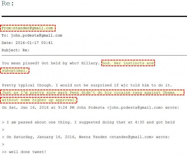Click to enlarge podesta email obama cocaine