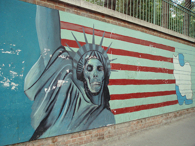 United States flag lady liberty