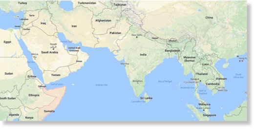 Somalia, Jemen i szlak morski na wschód