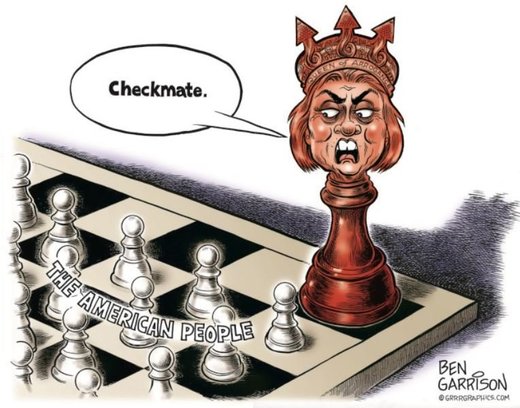clinton cartoon