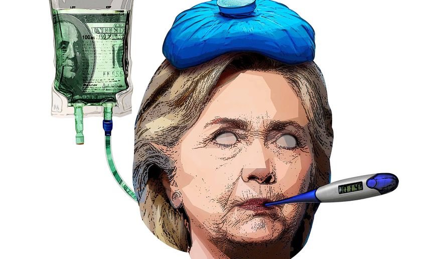 sick hillary health