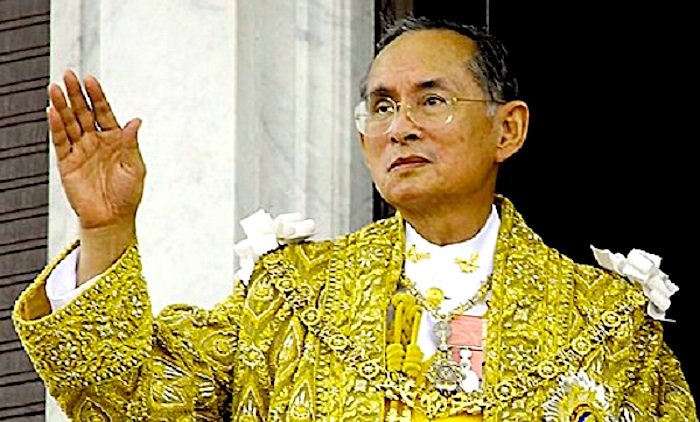 Thai king Bhumibol Adulyadej