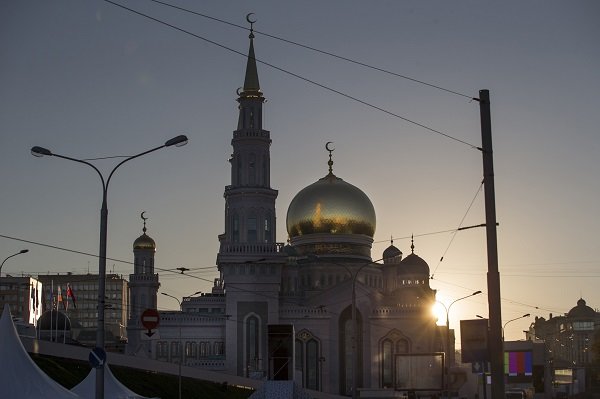 restored Moscow Cathedral Mosque